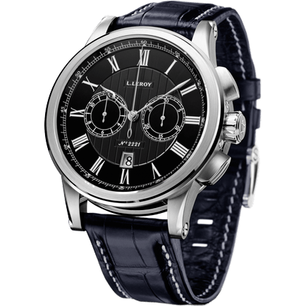 Automatic Deck Chronograph White Gold Black