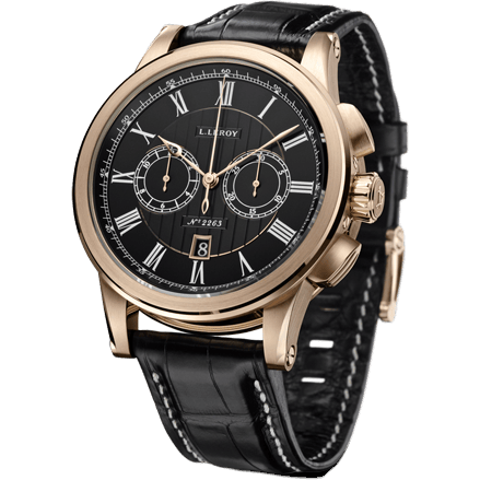 Automatic Deck Chronograph Pink Gold Black