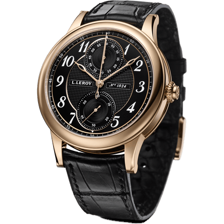 Osmior Automatic Single Push-Piece Chronograph Black