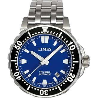 1Tausend Automatic Blue - steel bracelet