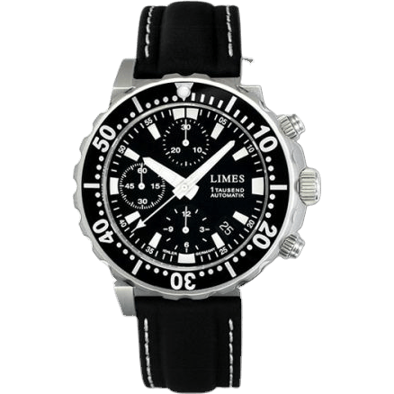 Endurance Chrono - Black / leather strap