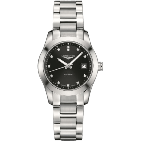 Conquest Classic Automatic 29.5 Stainless Steel / Black / Bracelet