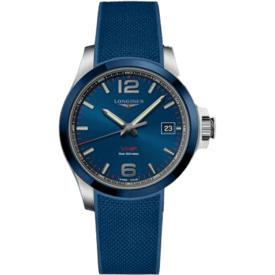 Conquest V.H.P. 41 Stainless Steel / Ceramic / Blue / Rubber