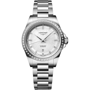 Conquest 30 Stainless Steel - Diamond / MOP - Diamond / Bracelet