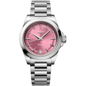 Conquest 34 Stainless Steel / Pink / Bracelet