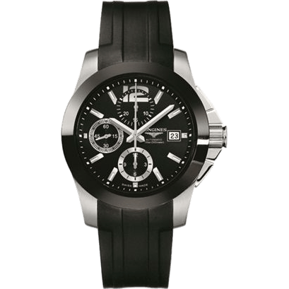 Conquest Chronograph Ceramic Rubber