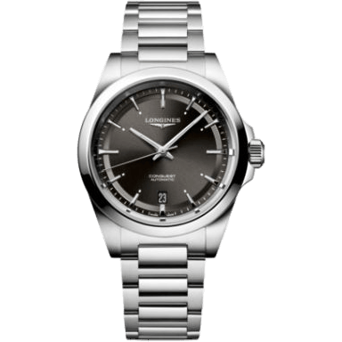 Conquest 38 Stainless Steel / Black / Bracelet
