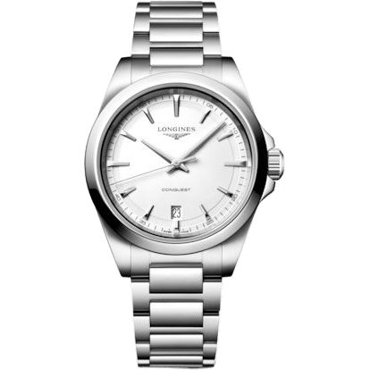 Longines Conquest Quartz 38 Stainless Steel / White / Bracelet L3.750.4.12.6