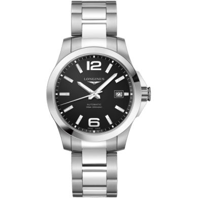 Conquest 39 Automatic Stainless Steel / Black / Bracelet