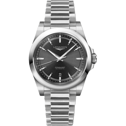 Longines Conquest 41 Stainless Steel / Black / Bracelet L3.830.4.52.6