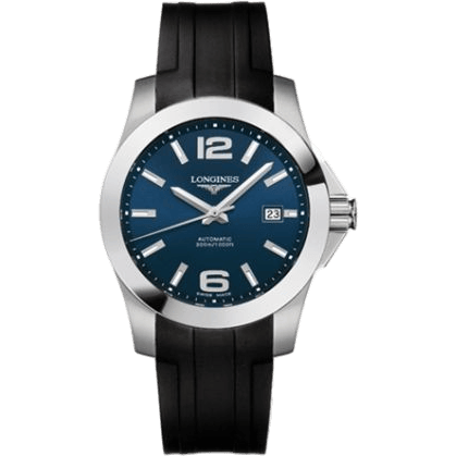 Conquest Automatic 41mm Blue Rubber