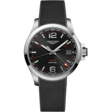 Conquest V.H.P. GMT 41 Stainless Steel / Black / Rubber