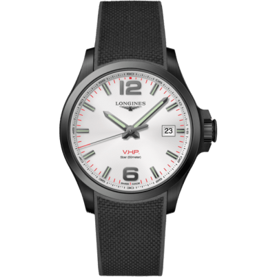 Conquest V.H.P. 43 PVD / Silver / Rubber