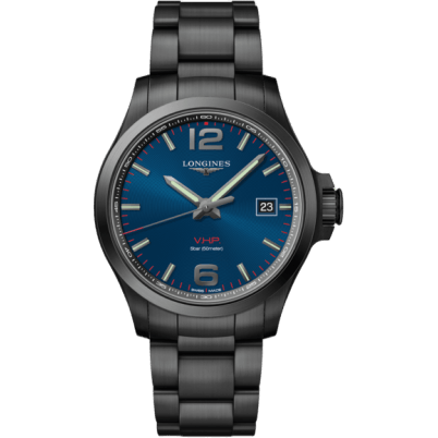 Conquest V.H.P. 43 PVD / Blue / Bracelet