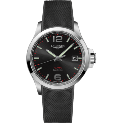 Conquest V.H.P. 43 Stainless Steel / Black / Rubber