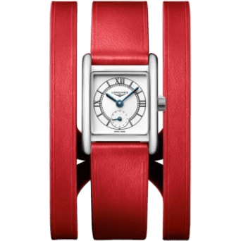 Longines Mini Dolce Vita 21.5 Quartz Stainless Steel / Silver / Triple Cuff Red XS L5.200.4.75.3