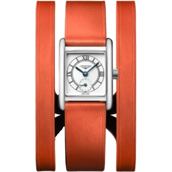 Longines Mini Dolce Vita 21.5 Quartz Stainless Steel / Silver / Triple Cuff Brown L5.200.4.75.8