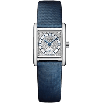 Longines Mini Dolcevita 21.5 Quartz Stainless Steel / Snow-Set Diamond L5.200.4.87.2