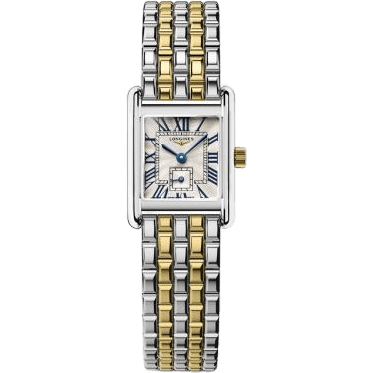 Longines Mini DolceVita 21.5 Quartz Stainless Steel - Yellow Gold / Silver / Bracelet L5.200.5.70.7