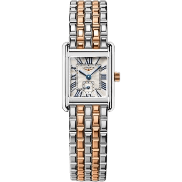 Longines Mini DolceVita 21.5 Quartz Stainless Steel - Pink Gold / Silver / Bracelet L5.200.5.71.7