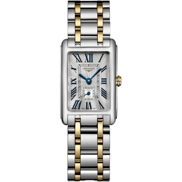 Longines DolceVita 20.5 Quartz Stainless Steel - Yellow Gold / Silver - Roman / Bracelet L5.255.5.70.7