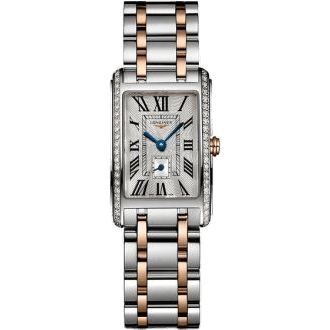 Longines DolceVita 20.8 Quartz Stainless Steel - Pink Gold / Silver - Roman / Roman L5.255.5.79.7