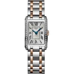 DolceVita 17.4 Quartz Stainless Steel - Pink Gold - Diamond / Silver / Bracelet