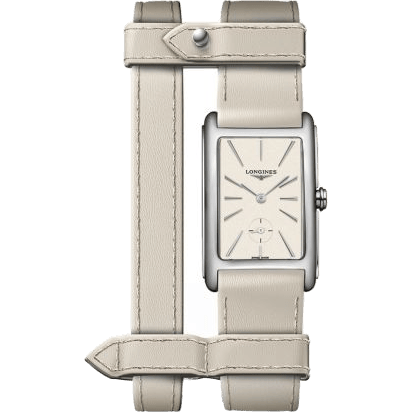 Longines DolceVita 23 Quartz Stainless Steel / Beige / Yvy Leather L5.512.4.79.2