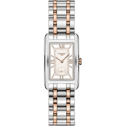 Longines DolceVita 23 Quartz Stainless Steel - Pink Gold / Two-Tone Roman / Bracelet L5.512.5.75.7