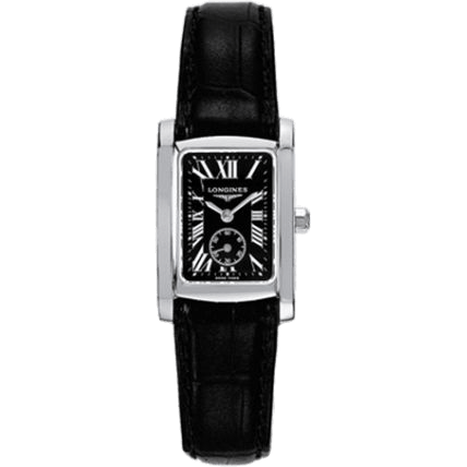 Longines DolceVita 20 Quartz Stainless Steel Black Roman L5.155.4.79.2