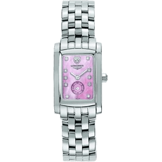 Longines DolceVita 20 Quartz Stainless Steel Pink MOP L5.155.4.93.6