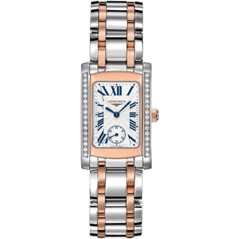 Longines DolceVita 20 Quartz Two Tone Pink Diamond L5.155.5.79.7