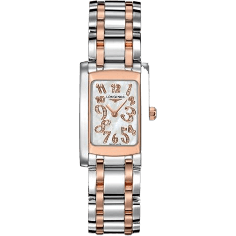 Longines DolceVita 20 Quartz Two Tone Pink L5.155.5.97.7