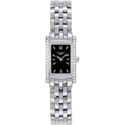 DolceVita 16 Quartz Stainless Steel Diamond Black