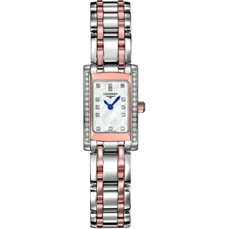 DolceVita 16 Quartz Two Tone Pink Diamond