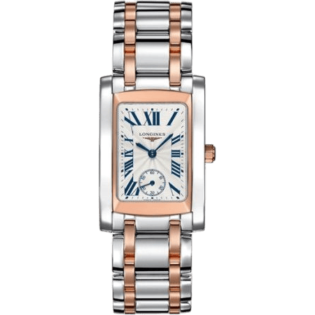 Longines DolceVita 22 Quartz Two Tone Pink L5.502.5.71.7