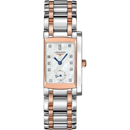 Longines DolceVita 22 Quartz Two Tone Pink L5.502.5.88.7