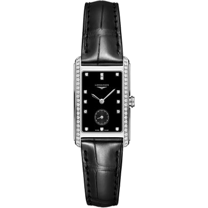 Longines DolceVita 23 Quartz Stainless Steel / Diamond / Black L5.512.0.57.0