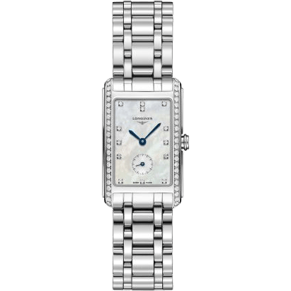 Longines DolceVita 23 Quartz Stainless Steel / Diamond / MOP / Bracelet L5.512.0.87.6