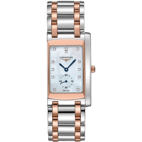 Longines DolceVita 22 Quartz Two Tone Pink L5.655.5.88.7