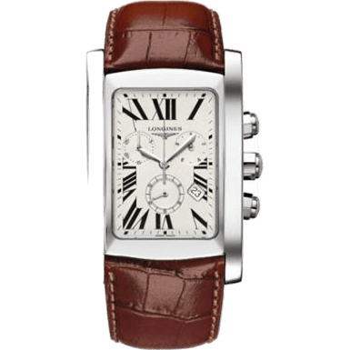 Longines DolceVita XL Chronograph Stainless Steel Roman L5.687.4.71.4