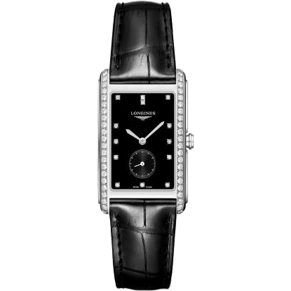 Longines DolceVita 25.8 Quartz Stainless Steel / Diamond / Black L5.755.0.57.0