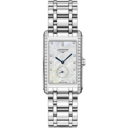 Longines DolceVita 25.8 Quartz Stainless Steel / Diamond / MOP / Bracelet L5.755.0.87.6