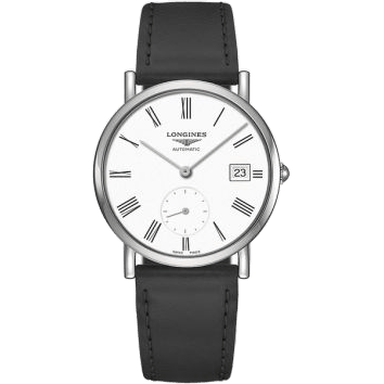 Longines Elegant Collection Small Second 34.5 Stainless Steel / White - Roman L4.312.4.11.0