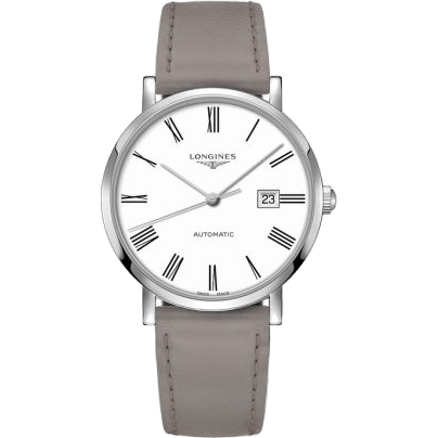 Longines Elegant Collection Automatic 41 Stainless Steel / White - Roman L4.911.4.11.0