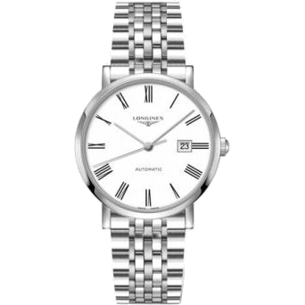 Longines Elegant Collection Automatic 41 Stainless Steel / White - Roman / Bracelet L4.911.4.11.6