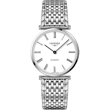 Longines La Grande Classique Automatic 38 Stainless Steel / White - Roman / Bracelet L4.918.4.11.6