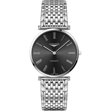 Longines La Grande Classique Automatic 38 Stainless Steel / Grey - Roman / Bracelet L4.918.4.51.6