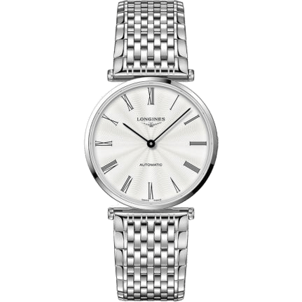 Longines La Grande Classique Automatic 38 Stainless Steel / Silver - Roman / Bracelet L4.918.4.71.6