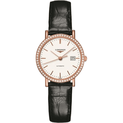 Elegant Collection Automatic 29 Pink Gold / Diamond / White